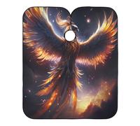 Mantella Taglio Colorful Phoenix Donna Uomo Telo Da Barbiere Antistatico Mantellina Per Taglio Capelli Per Acconciature E Tagli Regalo Divertente Parrucchieri 140X168Cm