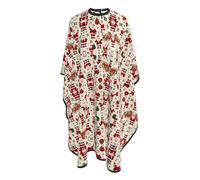 Mantella Taglio Cute Cartoon Santa Claus Christmas Salone Grembiule Da Parrucchiere Professionale Mantello Professionale Per Acconciature E Tagli Casa 140X168Cm
