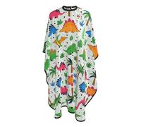 Mantella Taglio Cute Funny Cartoon Dinosaurs Antistatico Mantella Parrucchiere Impermeabile Mantellina Per Taglio Capelli Per Regalo Divertente Acconciature E Tagli 140X168Cm