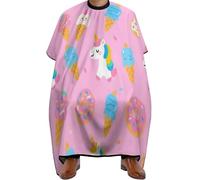 Mantella Taglio Cute Unicorns Kawaii Impermeabile Mantella Parrucchiere Salone Grembiule Da Parrucchiere Per Regalo Divertente Parrucchieri Acconciature E Tagli 140X168Cm