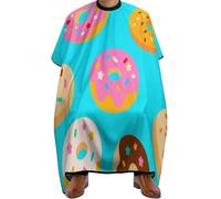 Mantella Taglio Delicious Doughnuts Antistatico Mantellina Per Taglio Capelli Professionale Telo Da Barbiere Per Casa Regalo Divertente Parrucchieri 140X168Cm