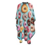 Mantella Taglio Delicious Doughnuts Salone Telo Da Barbiere Professionale Mantella Parrucchiere Per Parrucchieri Acconciature E Tagli Casa 140X168Cm