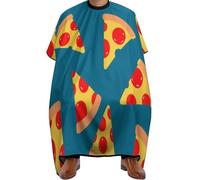 Mantella Taglio Delicious Pizza Impermeabile Grembiule Da Parrucchiere Leggera Mantello Professionale Per Casa Parrucchieri Acconciature E Tagli 140X168Cm