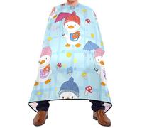 Mantella Taglio Ducks Hats Raincoats Leggera Mantella Parrucchiere Salone Telo Da Barbiere Per Acconciature E Tagli Casa Parrucchieri 140X168Cm