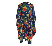 Mantella Taglio Florals Bird Tropical Paradise Hawaii Flowers Donna Uomo Mantella Parrucchiere Impermeabile Telo Da Barbiere Per Parrucchieri Acconciature E Tagli 140X168Cm
