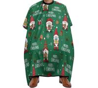 Mantella Taglio Funny Gnomes Christmas Tree Green Leggera Mantella Parrucchiere Professionale Telo Da Barbiere Per Parrucchieri Regalo Divertente 140X168Cm
