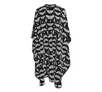 Mantella Taglio Gothic Moth Skull Sun Moon Black And White Leggera Mantella Parrucchiere Salone Mantellina Per Taglio Capelli Per Casa Parrucchieri 140X168Cm