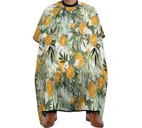 Mantella Taglio Green Leaves Oranges Donna Uomo Mantella Parrucchiere Professionale Telo Da Barbiere Per Regalo Divertente Casa Acconciature E Tagli 140X168Cm