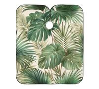 Mantella Taglio Green Tropical Palm Leaves Donna Uomo Mantello Professionale Antistatico Telo Da Barbiere Per Acconciature E Tagli Regalo Divertente Casa 140X168Cm