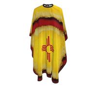 Mantella Taglio Grunge Style New-Mexico-Flag Professionale Mantellina Per Taglio Capelli Donna Uomo Mantella Parrucchiere Per Regalo Divertente Casa Parrucchieri 140X168Cm