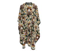 Mantella Taglio Guinea Pigs Flowers Print Professionale Mantella Parrucchiere Salone Mantellina Per Taglio Capelli Per Parrucchieri Regalo Divertente 140X168Cm