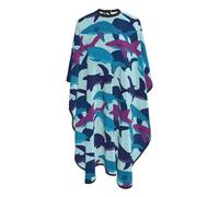 Mantella Taglio Hammerhead Shark Pattern Professionale Grembiule Da Parrucchiere Salone Mantella Parrucchiere Per Casa Regalo Divertente Acconciature E Tagli 140X168Cm