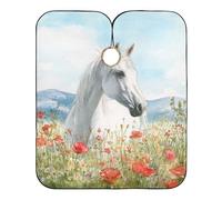 Mantella Taglio Horse Florals Professionale Mantella Parrucchiere Antistatico Mantellina Per Taglio Capelli Per Acconciature E Tagli Parrucchieri Regalo Divertente 140X168Cm