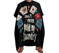 Mantella Taglio I Don'T Even Fold My Laundry Donna Uomo Mantello Professionale Professionale Mantellina Per Taglio Capelli Per Regalo Divertente Parrucchieri 140X168Cm