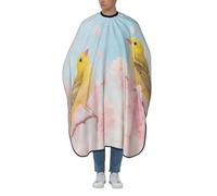Mantella Taglio Lovely Yellow Birds On Bloom Branch Salone Mantella Parrucchiere Donna Uomo Mantellina Per Taglio Capelli Per Casa Regalo Divertente 140X168Cm