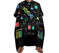 Mantella Taglio Math And Science Elements Chemistry Art Professionale Telo Da Barbiere Antistatico Grembiule Da Parrucchiere Per Regalo Divertente Parrucchieri Acconciature E Tagli 140X168Cm