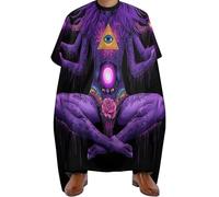 Mantella Taglio Parrucchiere Abstract Trippy Witch Art, poliestere Mantelle per Parrucchieres Unisex Mantella Parrucchiere per Parrucchieres Styling 140X168cm