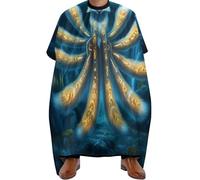 Mantella Taglio Parrucchiere Magical Nine Tailed Fox Art, Professionale Mantelle per Parrucchieres poliestere Mantella Barbiere per Acconciatura Styling 140X168cm