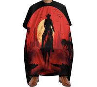 Mantella Taglio Parrucchiere Man Riding A Horse Print Leggera Grembiule Da Salone Professionale Mantella Barbiere Per Barbieri Capelli Styling