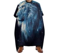 Mantella Taglio Parrucchiere Trippy Animal King Space Lion Art, Professionale Mantelle per Parrucchieres Fashion Mantella Taglio Capelli per Barbieri Styling 140X168cm
