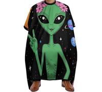 Mantella Taglio Parrucchiere Trippy Space Alien Art, Unisex Grembiule da Barbieres Professionale Mantella da Barbiere per Acconciatura Barbieri 140X168cm