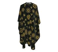 Mantella Taglio Sacred Zodiac Symbol Magic Occult Salone Mantello Professionale Impermeabile Grembiule Da Parrucchiere Per Acconciature E Tagli Regalo Divertente 140X168Cm