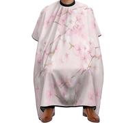 Mantella Taglio Spring Pink Bloom Trees Cherry Flowers Art Donna Uomo Grembiule Da Parrucchiere Salone Telo Da Barbiere Per Regalo Divertente Parrucchieri Acconciature E Tagli 140X168Cm