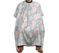 Mantella Taglio Spring Pink Bloom Trees Cherry Flowers Art Impermeabile Mantello Professionale Leggera Mantella Parrucchiere Per Parrucchieri Acconciature E Tagli Casa 140X168Cm