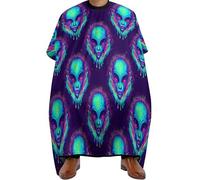 Mantella Taglio Trippy Blue Tie Dye Alien Donna Uomo Mantella Parrucchiere Leggera Mantellina Per Taglio Capelli Per Parrucchieri Casa 140X168Cm