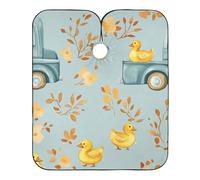 Mantella Taglio Trucks And Cute Ducks Leggera Mantello Professionale Antistatico Telo Da Barbiere Per Regalo Divertente Casa Acconciature E Tagli 140X168Cm