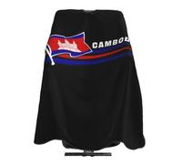 Mantella Taglio Vintage And Cambodian Flag Professionale Grembiule Da Parrucchiere Donna Uomo Mantellina Per Taglio Capelli Per Parrucchieri Acconciature E Tagli 140X168Cm