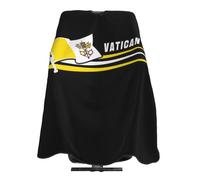 Mantella Taglio Vintage And Vatican City Flag Impermeabile Mantello Professionale Professionale Telo Da Barbiere Per Casa Acconciature E Tagli 140X168Cm