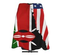 Mantella Taglio Western Sahara Flag And America Flag Professionale Mantella Parrucchiere Antistatico Mantello Professionale Per Casa Parrucchieri 140X168Cm