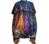 Mantella Taglio Witches In Moon Professionale Grembiule Da Parrucchiere Impermeabile Mantellina Per Taglio Capelli Per Acconciature E Tagli Casa 140X168Cm
