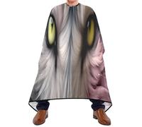 Mantella Taglio Wolf Eyes Impermeabile Mantella Parrucchiere Salone Grembiule Da Parrucchiere Per Regalo Divertente Acconciature E Tagli Casa 140X168Cm