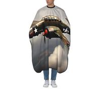 Mantella Taglio World War 2 Aircraft Airplane Leggera Mantello Professionale Donna Uomo Mantella Parrucchiere Per Acconciature E Tagli Parrucchieri 140X168Cm