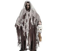 Mantelle con cappuccio di Halloween, berretto con cappuccio Cosplay, set di