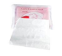 Mantelle per Parrucchiere, 100 Pezzi Mantelline Monouso per Taglio di Capelli Trasparente Impermeabile in Plastica Scialle per Capelli Lavaggio per Capelli Cappe per Parrucchiere