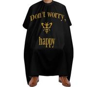 Mantelle Per Parrucchiere Don'T Worry Bee Happy Mantello Da Barbiere Professionale Mantello Da Parrucchiere Antistatico Mantella Parrucchiere Per Capelli Che Muoiono Hair Styling 140x168cm
