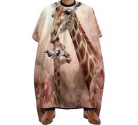 Mantelle Per Parrucchiere Giraffe Mama And Little Mantello Da Parrucchiere Professionale Mantella Parrucchiere Antistatico Mantello Da Barbiere Per Parrucchieri Hair Styling 140x168cm