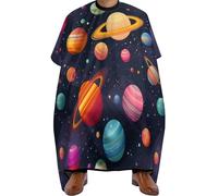 Mantelle Per Parrucchiere Planets Colorful Mantella Parrucchiere Unisex Mantello Da Barbiere Professionale Grembiule Da Parrucchiere Per Parrucchieri Hair Styling Acconciatura Taglio 140x168cm
