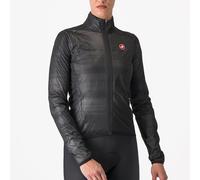 Castelli squall shell donna giacca antivento nero argento
