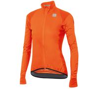 Giacca fina a vento Sportful Hot Pack NoRain arancione donna - L