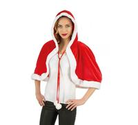 Mantellina mantello con cappuccio babba babbo Natale