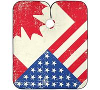Mantellina Parrucchiere Abstract Style Usa Ca Flag Mantella Taglio Capelli Impermeabile Personalizzati Parrucchiere Panno Grembiule, Per Uso Domestico, Acconciatura, Adulti, 140x168cm