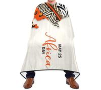 Mantellina Parrucchiere African Continent Map Mantello Barbiere Per Uomo Antistatico Traspirante Professionale Mantellina, Per Bambini, Uso Domestico, Uomo, 140x168cm