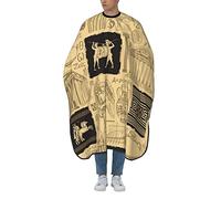 Mantellina Parrucchiere Ancient Greece Mythology Retro Taglio Di Capelli Regolabile Mantello Barbiere Per Uomo Personalizzati Grembiule, Per Uso Domestico, Bambini, 140×168cm