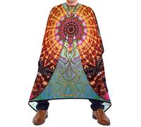 Mantellina Parrucchiere Butterfly Mandala Mantello Barbiere Per Uomo Antistatico Regolabile Grembiule Da Parrucchiere, Per Acconciatura, Bambini, Uomo, 140x168cm