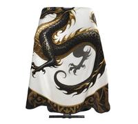 Mantellina Parrucchiere Chinese Dragons Mantella Taglio Capelli Personalizzati Regolabile Parrucchiere Panno Grembiule, Per Bambini, Acconciatura, Taglio E Colore, 140x168cm