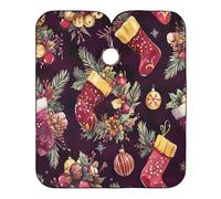 Mantellina Parrucchiere Christmas Stockings Mantella Taglio Capelli Personalizzati Regolabile Grembiule Da Parrucchiere, Per Uomo, Acconciatura, Taglio E Colore, 140x168cm